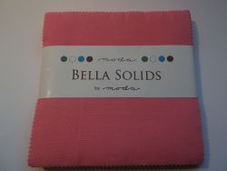 Bella Solids 30's Pink, Charm Pack